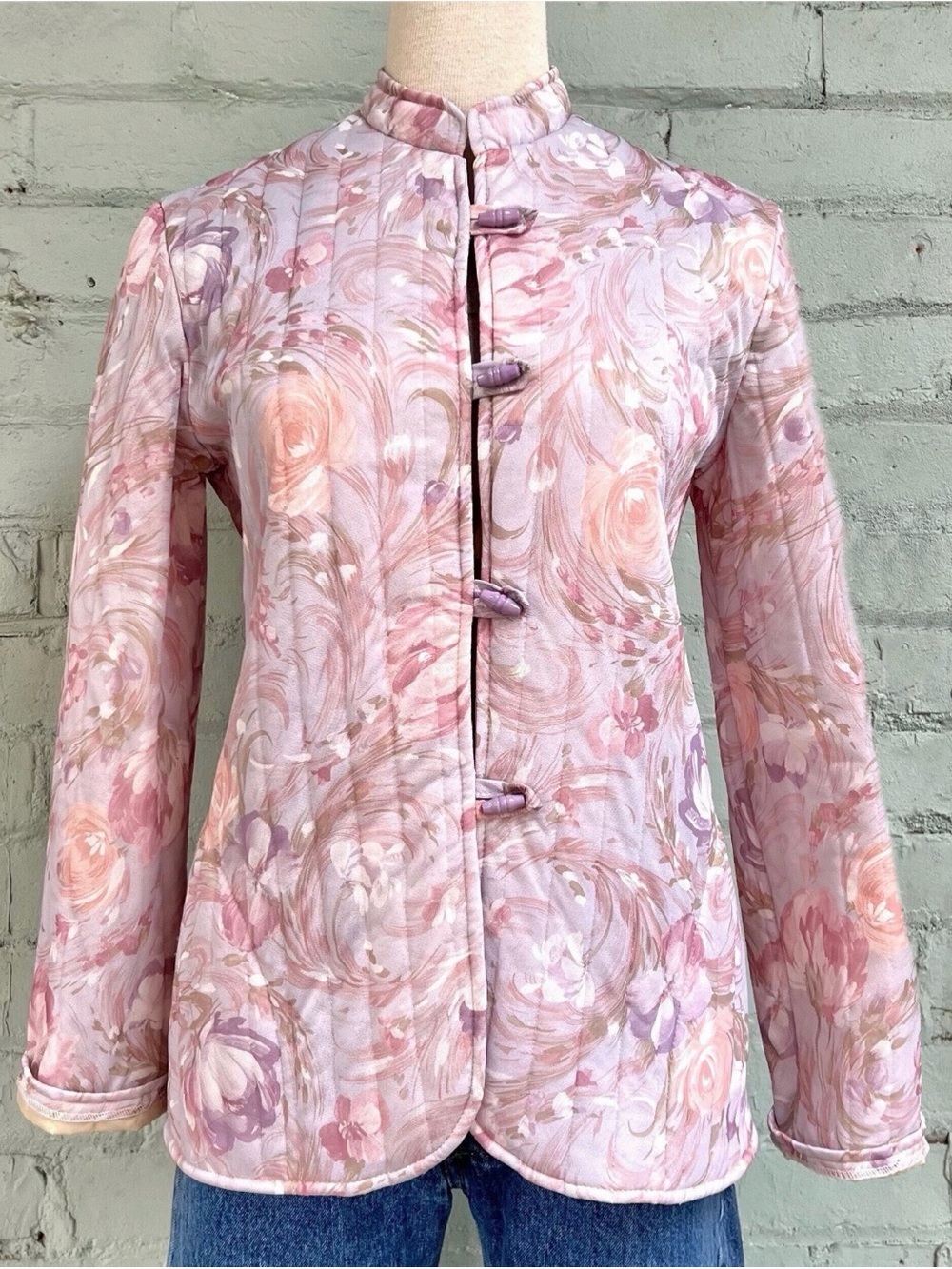 Vintage Floral Quilted Jacket